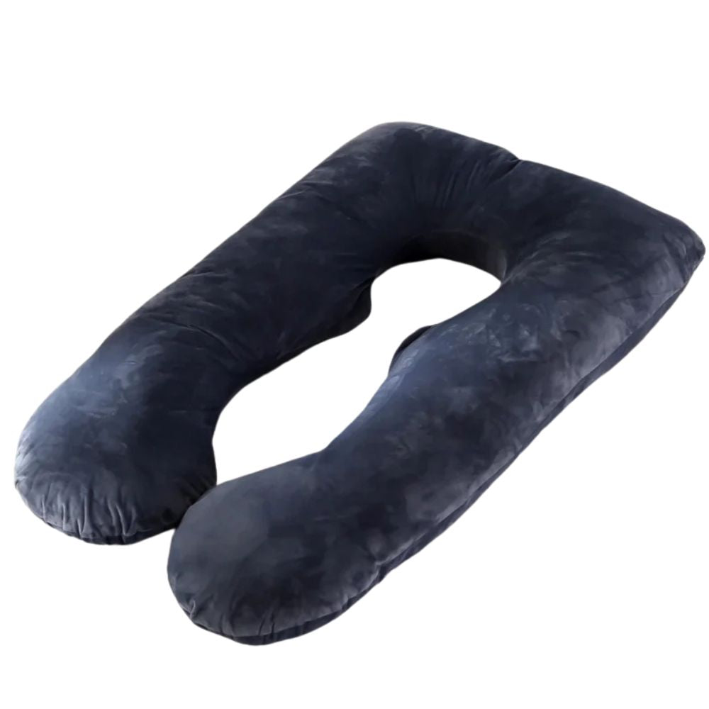 Premium Soft Fleece Pregnant Pillow – U-Type Lumbar Support Cushion for Pregnancy – Multi-Function Side Protection Pillow for