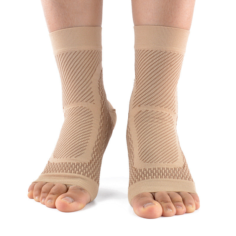 Premium Copper Compression Ankle Brace Sock for Men & Women – Pain Relief Support for Plantar Fasciitis, Heel & Foot Pain