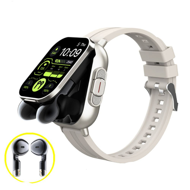 High Quality GPS Smartwatch with 2-in-1 TWS Earbuds – Bluetooth Call, Heart Rate, Blood Pressure & Health Monitoring, 