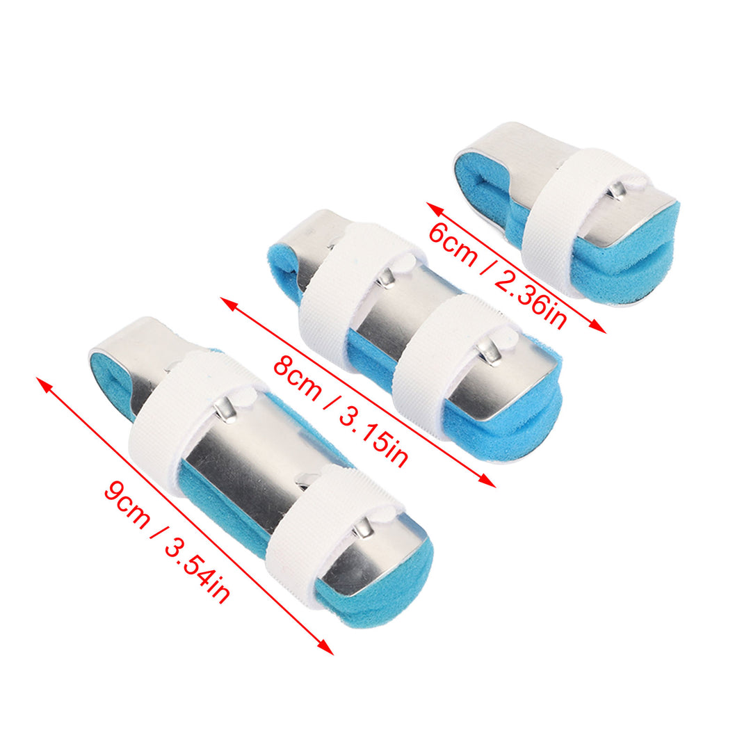 Premium Finger Splints Set for Knuckle Immobilization – 3-Sizes Adjustable Aluminum Alloy Protective Splints for Finger 