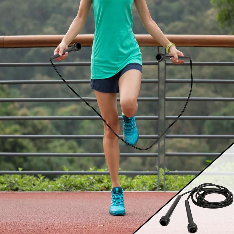Premium PVC Skipping Rope – Adjustable Length Jump Rope for Fitness Training, Weight Loss, and Cardio Exercise, 2.3m Long