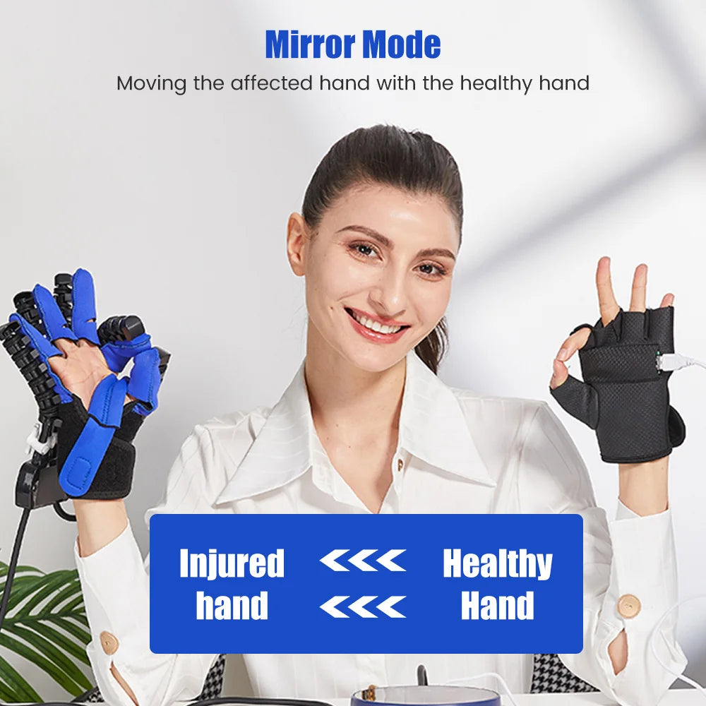 Premium Hand Rehabilitation Glove for Stroke Recovery | Hemiplegia Therapy Device | Finger Exerciser for Cerebral Infarction