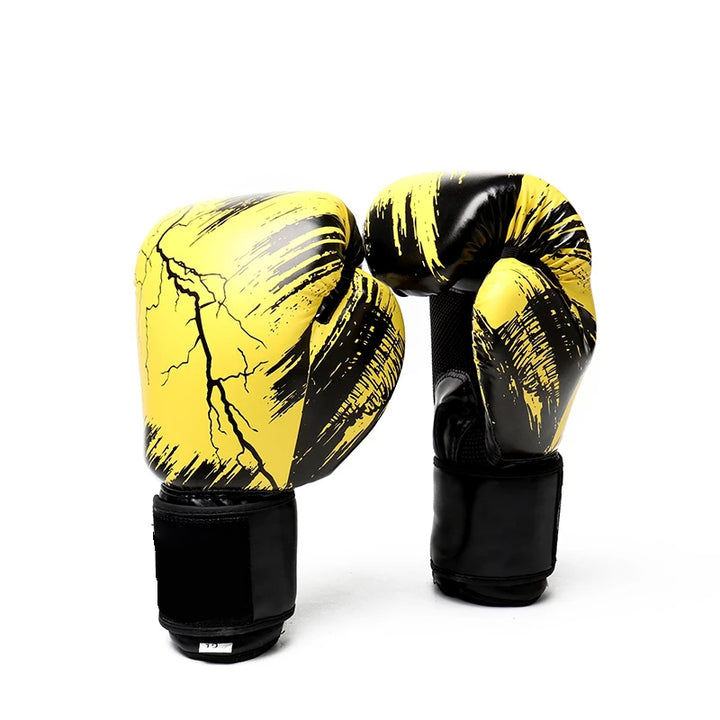 Premium PU Leather Boxing Gloves – Durable Training Gloves for Professional Fitness,  Available in Sizes 6oz to 14oz, 