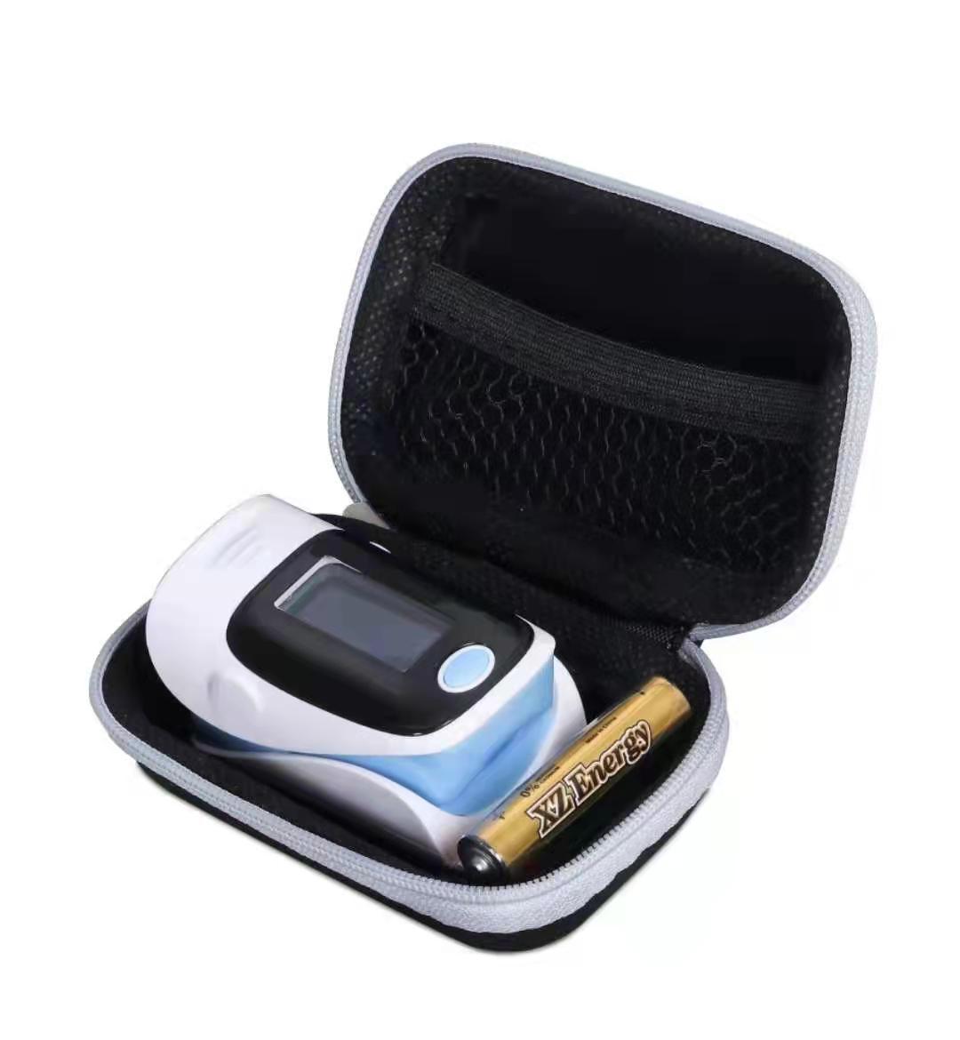 High Quality EVA Pulse Oximeter Carrying Case – Portable Water-Resistant Storage Bag for SpO2 Monitor, Earphones, Data Cable,