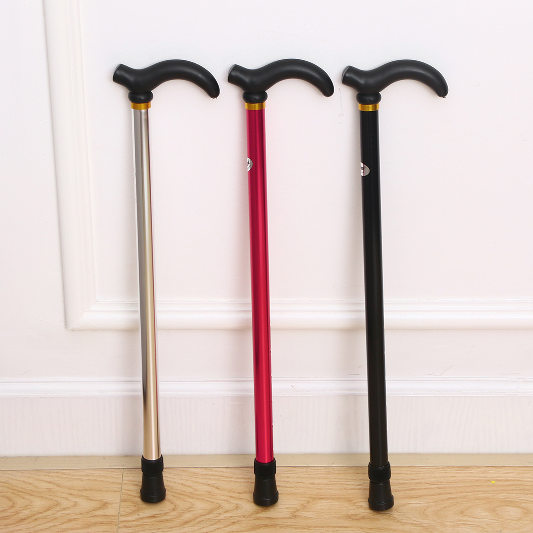 Premium Adjustable Walking Stick Cane – 2-Section Anti-Skid, Anti-Shock Crutch for Seniors, Lightweight Aluminum Alloy, Non-Slip Rubber Base, Adjustable Height 75-90cm for Hiking and Daily Support - StrengthXPhysiotherapy