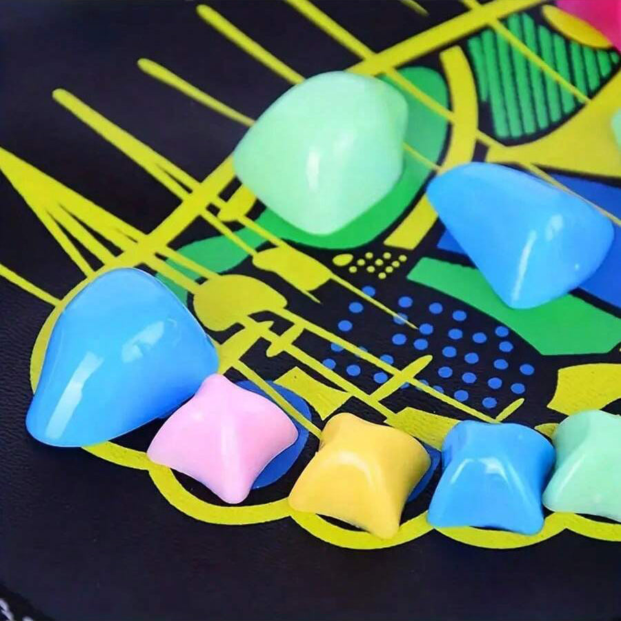 High-Quality Foot Massage Mat, 35x35cm Acupressure Pebble Yoga Mat for Body Pain Relief, Toe Pressure, Health & Fitness, 