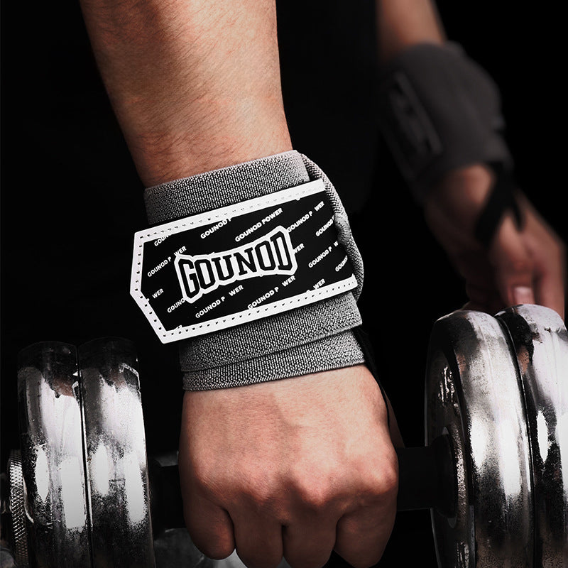 High Quality Sports Wristband for Weightlifting, Fitness & Gym - Adjustable Winding Support Strap for Heavy Lifting, Cross