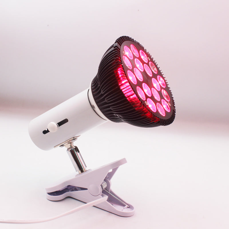 Premium Red Light Therapy Lamp for Muscle, Joint Pain Relief, Wound Healing – 660nm & 850nm Deep Penetration Infrared Bulb, 