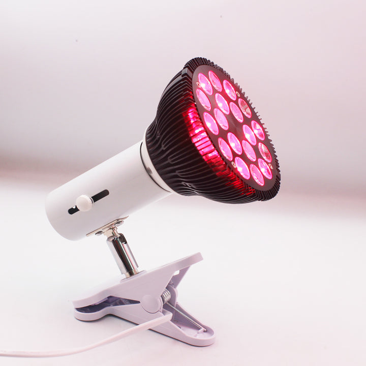 Premium Red Light Therapy Lamp for Muscle, Joint Pain Relief, Wound Healing – 660nm & 850nm Deep Penetration Infrared Bulb, 
