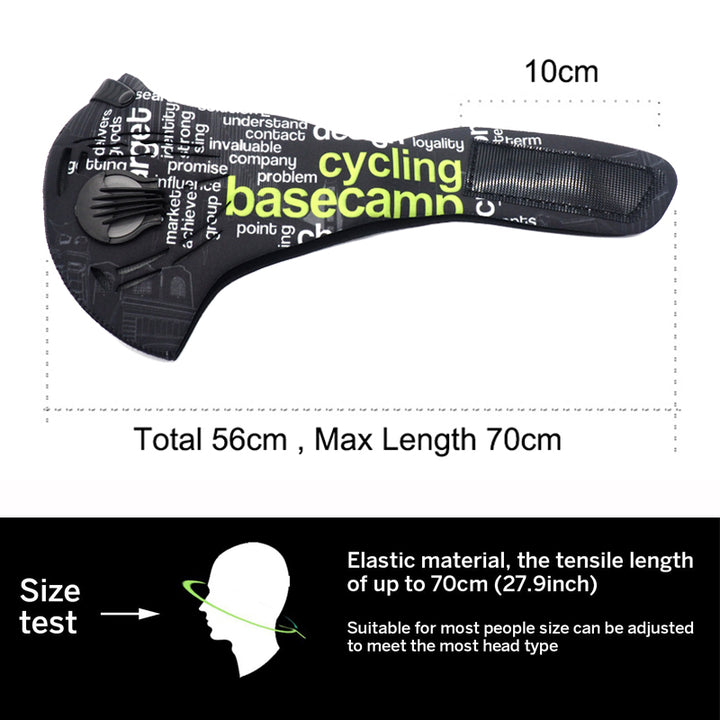 High-Quality Anti-Pollution Cycling Mask -Activated Carbon Dustproof Face Mask for Men and Women, Outdoor Sports and Training