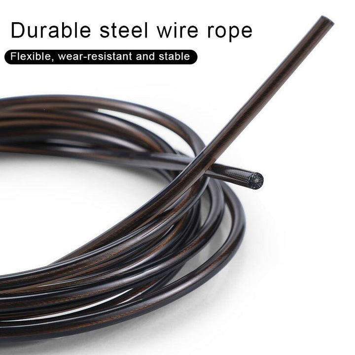 High-Quality Tangle-Free Jump Rope with Ball Bearings – Adjustable 3m Speed Cable Skipping Rope for Gym, Cardio, and Cross