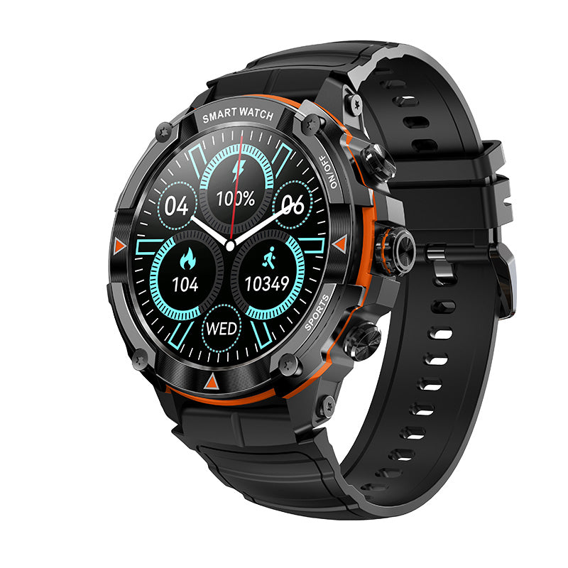 Premium Military-Grade Smartwatch for Men – 1.43'' AMOLED Display, Bluetooth Calling, Waterproof, Fitness Tracker, 420mAh 
