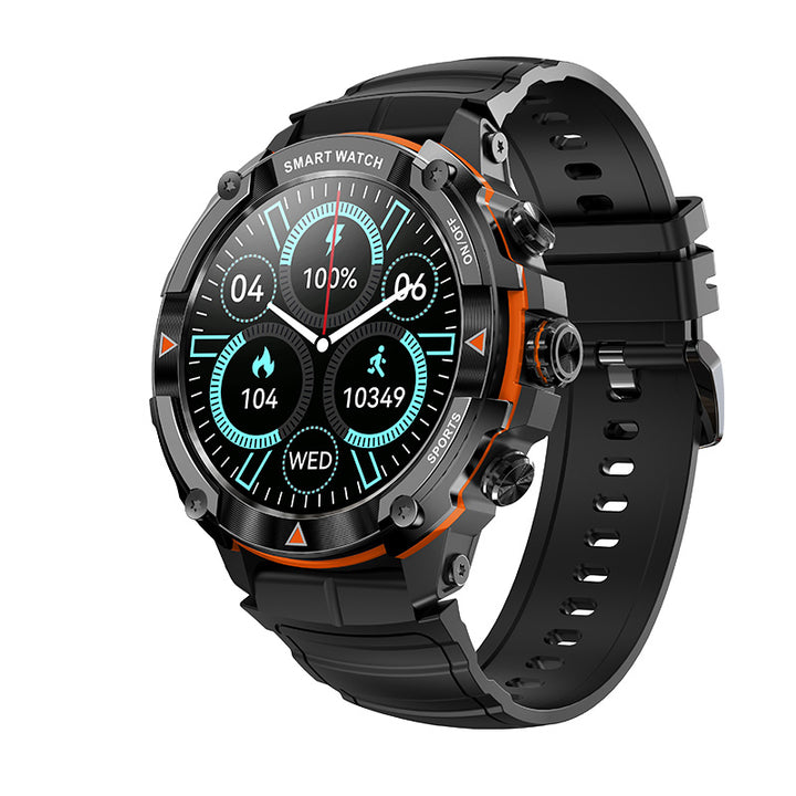 Premium Military-Grade Smartwatch for Men – 1.43'' AMOLED Display, Bluetooth Calling, Waterproof, Fitness Tracker, 420mAh 