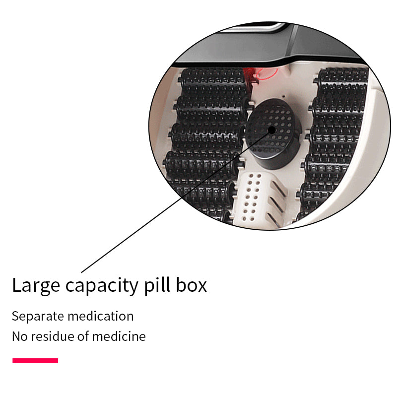 Premium Foot Spa Bath Massager with Heat, 12 Rollers, Digital Control, Pedicure Stone for Acupressure Shiatsu Massage, Foot  