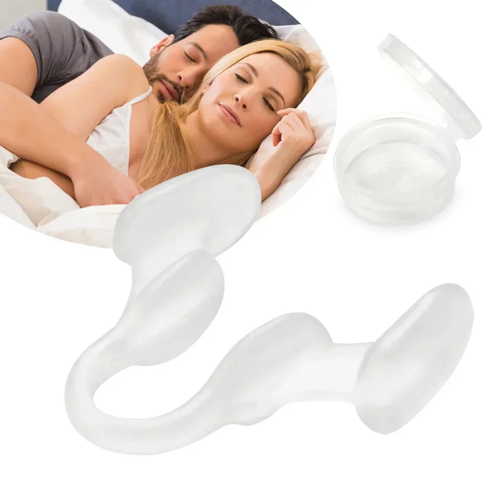 Premium Silicone Anti-Snoring Nose Clip - Comfortable Nasal Dilator for Snoring Relief, Easy Breathing, Stop Snore Aid, 