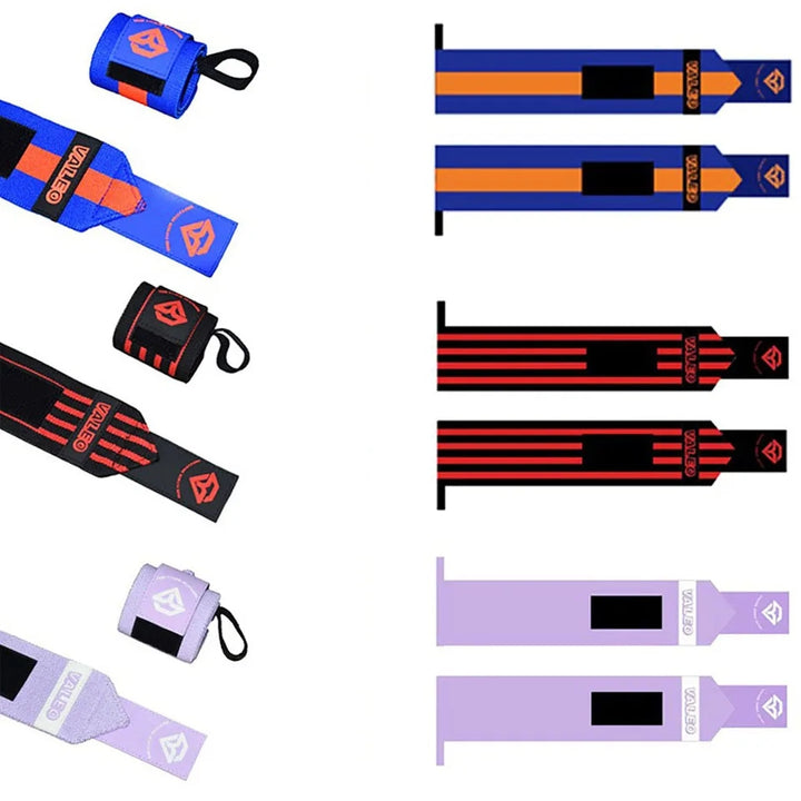 High Quality Sports Wristband for Weightlifting, Fitness & Gym - Adjustable Winding Support Strap for Heavy Lifting, Cross