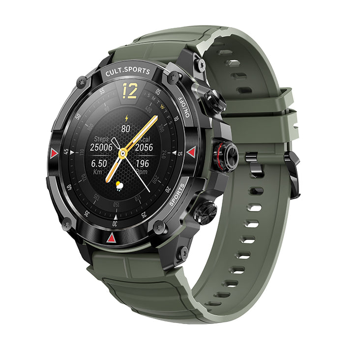 Premium Military-Grade Smartwatch for Men – 1.43'' AMOLED Display, Bluetooth Calling, Waterproof, Fitness Tracker, 420mAh 