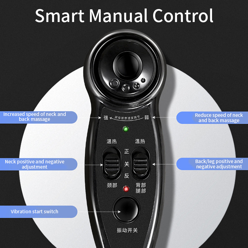 Premium Electric Full Body Massage Chair with Infrared Heating, Deep Kneading, Vibration, and Shiatsu for Neck, Back, Waist,