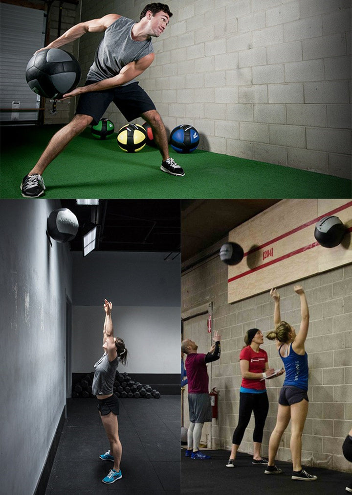 Premium Adjustable Medicine Wall Ball – Empty 2-12kg Core Training Ball for CrossFit, Gym, Strength, and Balance Exercises