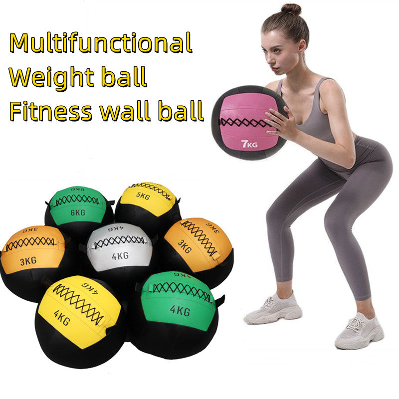 Premium Adjustable Medicine Wall Ball – Empty 2-12kg Core Training Ball for CrossFit, Gym, Strength, and Balance Exercises