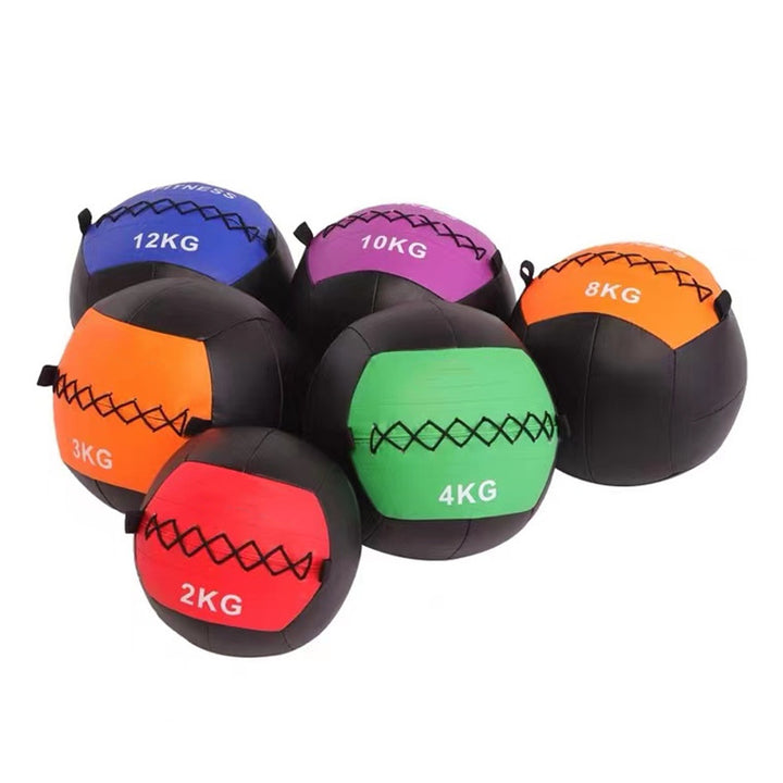 Premium Adjustable Medicine Wall Ball – Empty 2-12kg Core Training Ball for CrossFit, Gym, Strength, and Balance Exercises