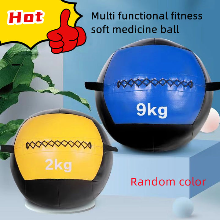 Premium Adjustable Medicine Wall Ball – Empty 2-12kg Core Training Ball for CrossFit, Gym, Strength, and Balance Exercises