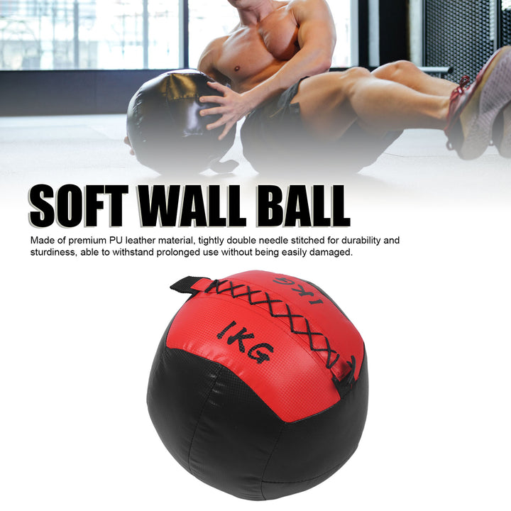 Premium Adjustable Medicine Wall Ball – Empty 2-12kg Core Training Ball for CrossFit, Gym, Strength, and Balance Exercises