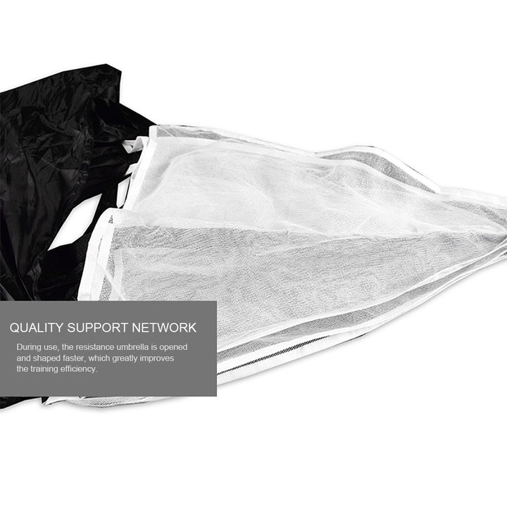 Premium Adjustable Speed Resistance Umbrella for Agility & Fitness Training – Football & Soccer Running Chute, Portable with 