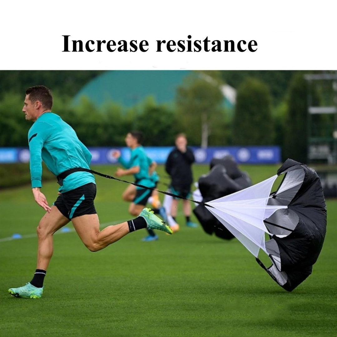 Premium Adjustable Speed Resistance Umbrella for Agility & Fitness Training – Football & Soccer Running Chute, Portable with 