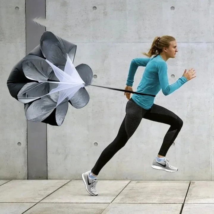 Premium Adjustable Speed Resistance Umbrella for Agility & Fitness Training – Football & Soccer Running Chute, Portable with 