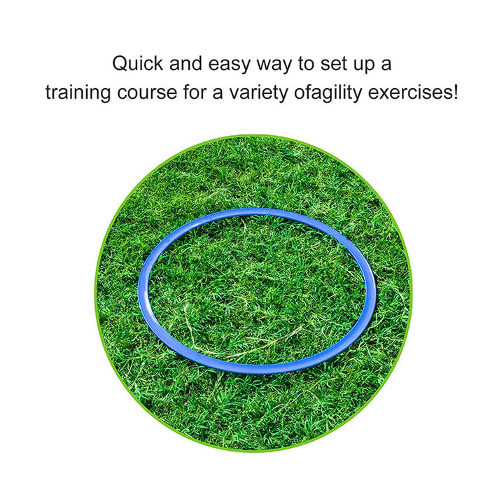 Premium Agility Training Rings for Soccer & Football – Portable Speed & Agility Equipment – Durable ABS Material, 30cm/40cm