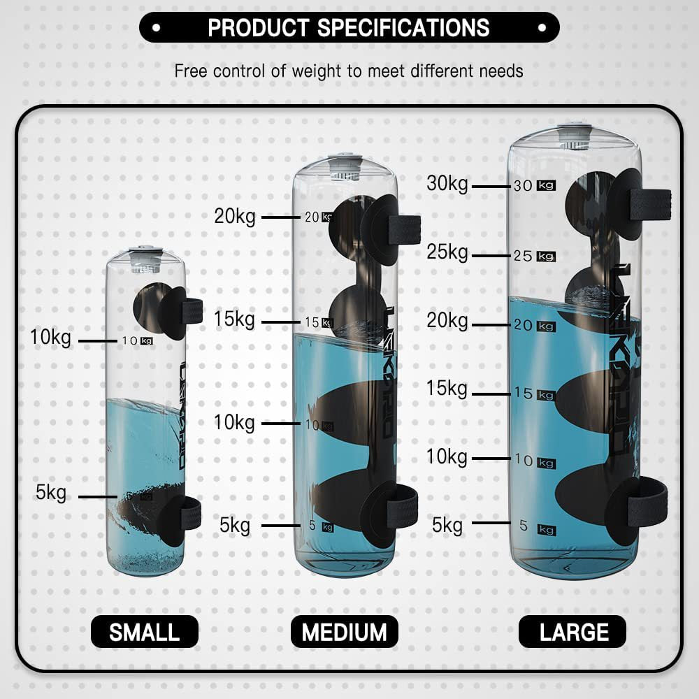 Premium Aqua Bag – Portable Inflatable Water Weightlifting Bag for Home Gym, Fitness, & Bodybuilding – Adjustable Resistance 