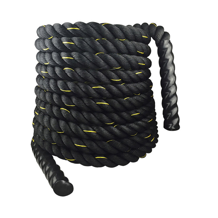 Premium Battle Rope – 9M/12M/15M Fitness Crossfit Ropes for Strength & Power Training – Heavy Duty Workout Ropes for Gym, 