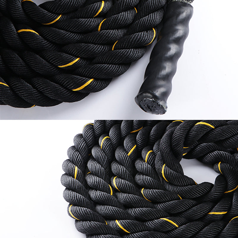 Premium Battle Rope – 9M/12M/15M Fitness Crossfit Ropes for Strength & Power Training – Heavy Duty Workout Ropes for Gym, 