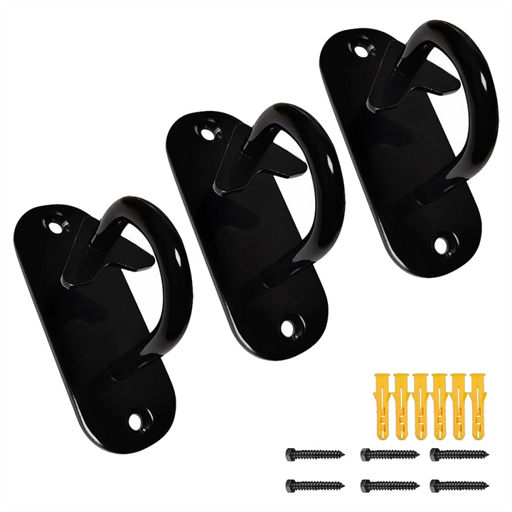 Premium Battle Rope Anchor Kit – Heavy Duty Ti Steel Wall Mount for Resistance Bands & Fitness Accessories – Anti-Rust, 