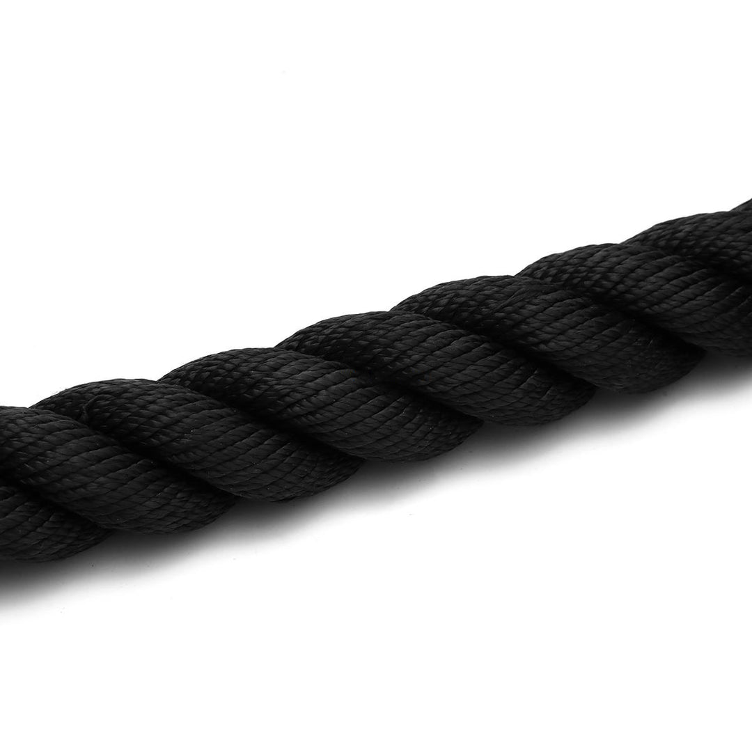 Premium Fitness Battle Rope – 25mm x 9.8ft Heavy Exercise Training Rope for Home Gym & Outdoor Cardio – Durable Nylon & Dacron Construction – Full Body Workout, Strength & Endurance Training