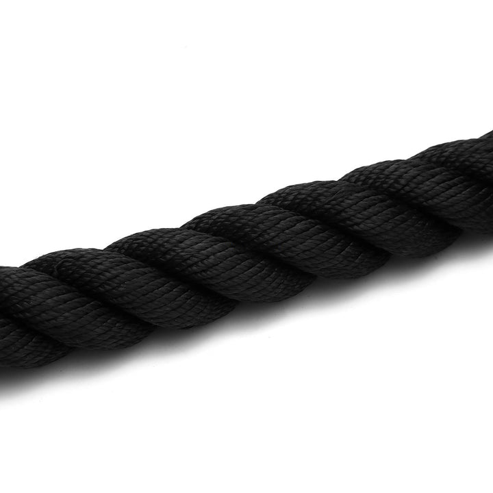 Premium Fitness Battle Rope – 25mm x 9.8ft Heavy Exercise Training Rope for Home Gym & Outdoor Cardio – Durable Nylon & Dacron Construction – Full Body Workout, Strength & Endurance Training