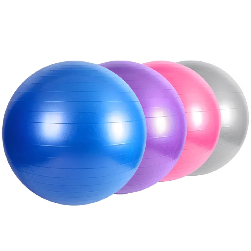 Premium PVC Fitness Yoga Ball for Home Gym & Pilates – Anti-Slip Balance Exercise Ball, Explosion-Proof, Multiple Sizes 