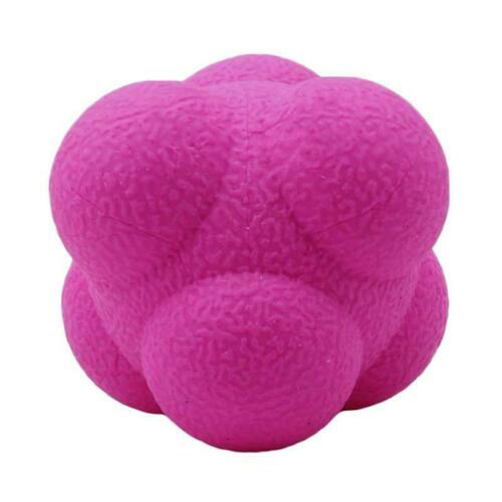 Premium Reaction Training Ball for Speed & Agility – Hexagonal Silicone Reflex Ball for Coordination & Sports Fitness  