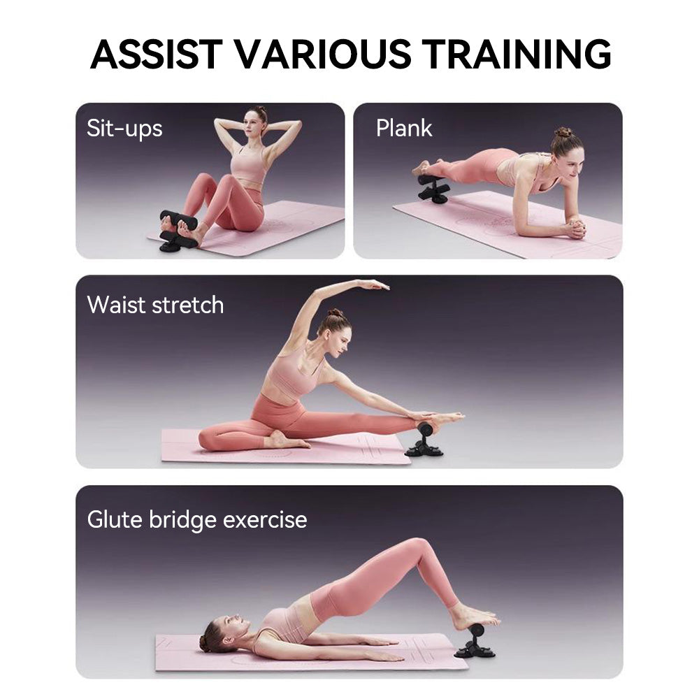Premium Sit-Up Abdominal Trainer – Portable Core Workout Tool with Suction Cups – Easy Install Push-Up Device for Abdominal 