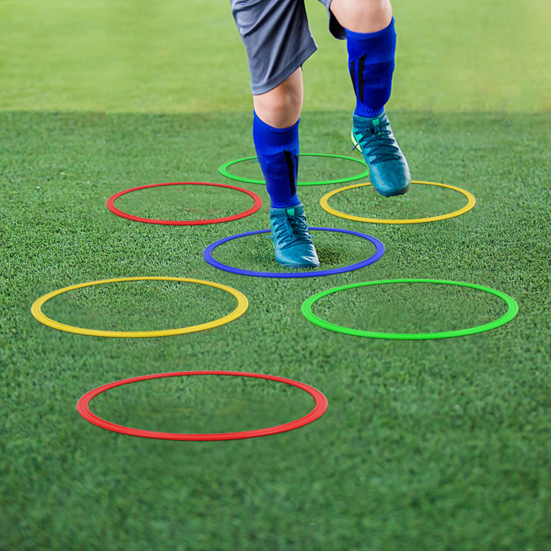 Premium Soccer Speed & Agility Training Set – 19.6ft Agility Ladder, Marking Disks, Training Cones & Parachute for Football