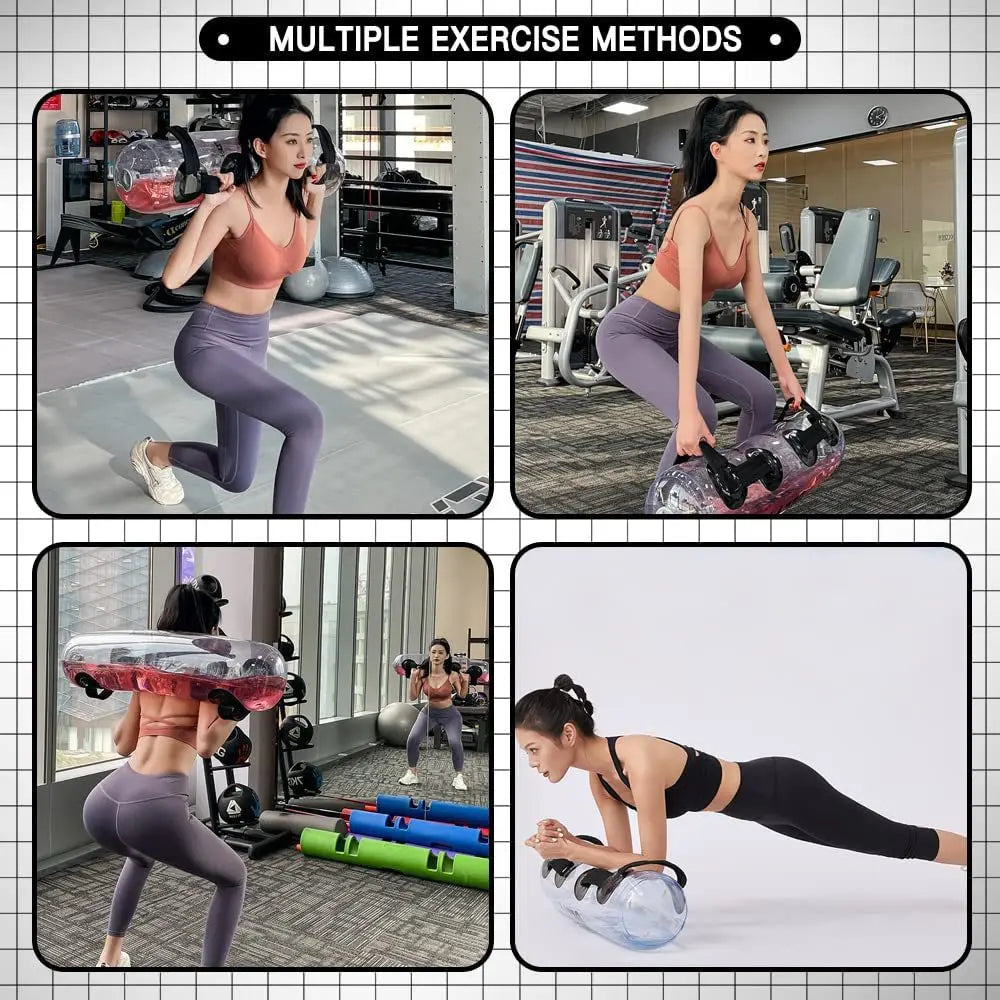Premium Weight-Bearing Water Bag – Portable Exercise Tool for Home Gym, Weightlifting, Core Strength Training & Bodybuilding 
