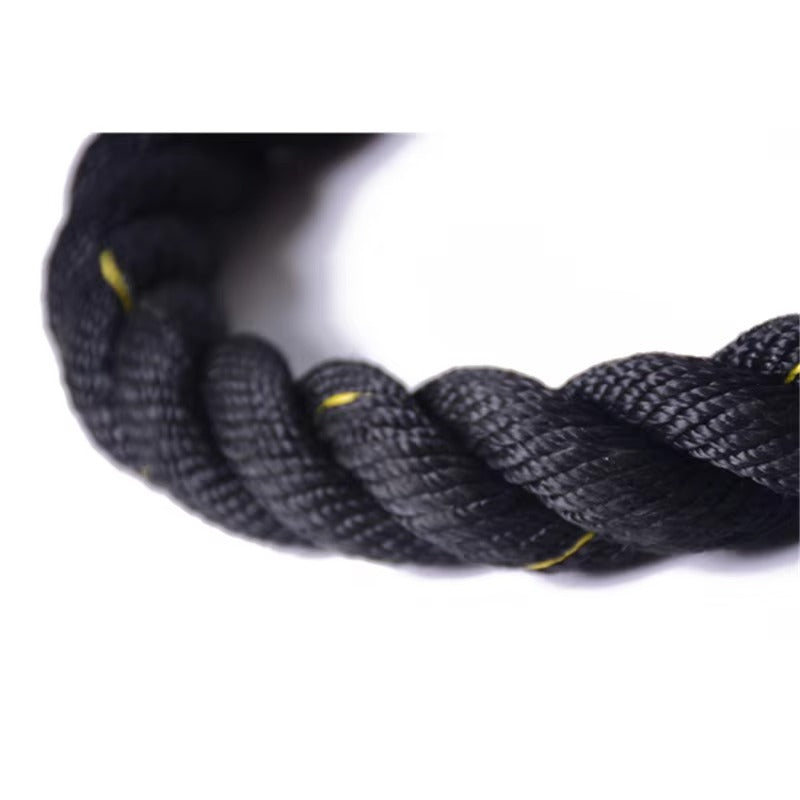 Premium Weighted Jump Rope – 9ft/9.8ft Heavy Skipping Battle Rope for Power & Strength Training – Durable Polyester, Comfort Handles – Full Body & Core Workout for Agility & Endurance