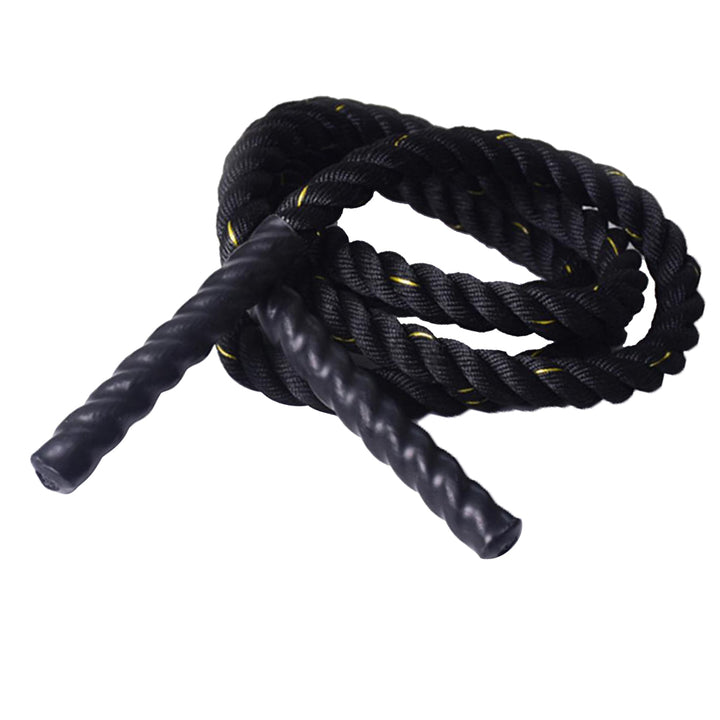 Premium Weighted Jump Rope – 9ft/9.8ft Heavy Skipping Battle Rope for Power & Strength Training – Durable Polyester, Comfort 
