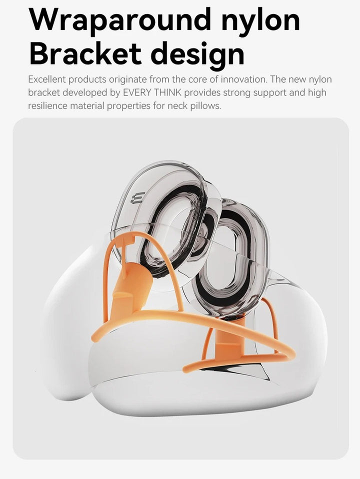 Premium U-Shaped Travel Neck Pillow – Noise Cancelling Memory Foam – Breathable Skin-Friendly Fabric – Detachable Earmuffs for Enhanced Comfort – Portable & Supportive for Travel, Office, and Home - StrengthXPhysiotherapy