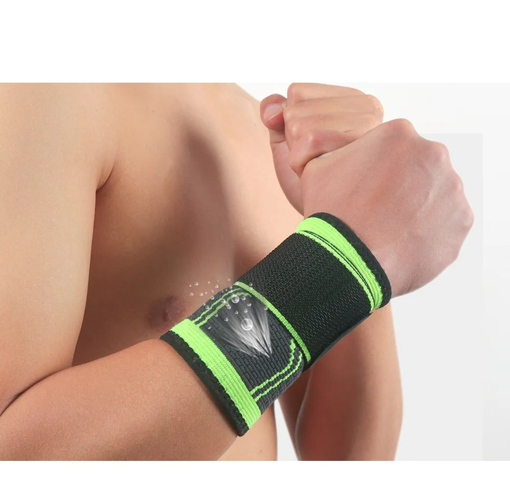 Premium Sports Wrist Guards – Lightweight Adjustable Wristbands for Basketball, Badminton, Volleyball & Fitness, Pressurized Winding for Wrist Stabilization, Universal Fit, Durable and Comfortable - StrengthXPhysiotherapy