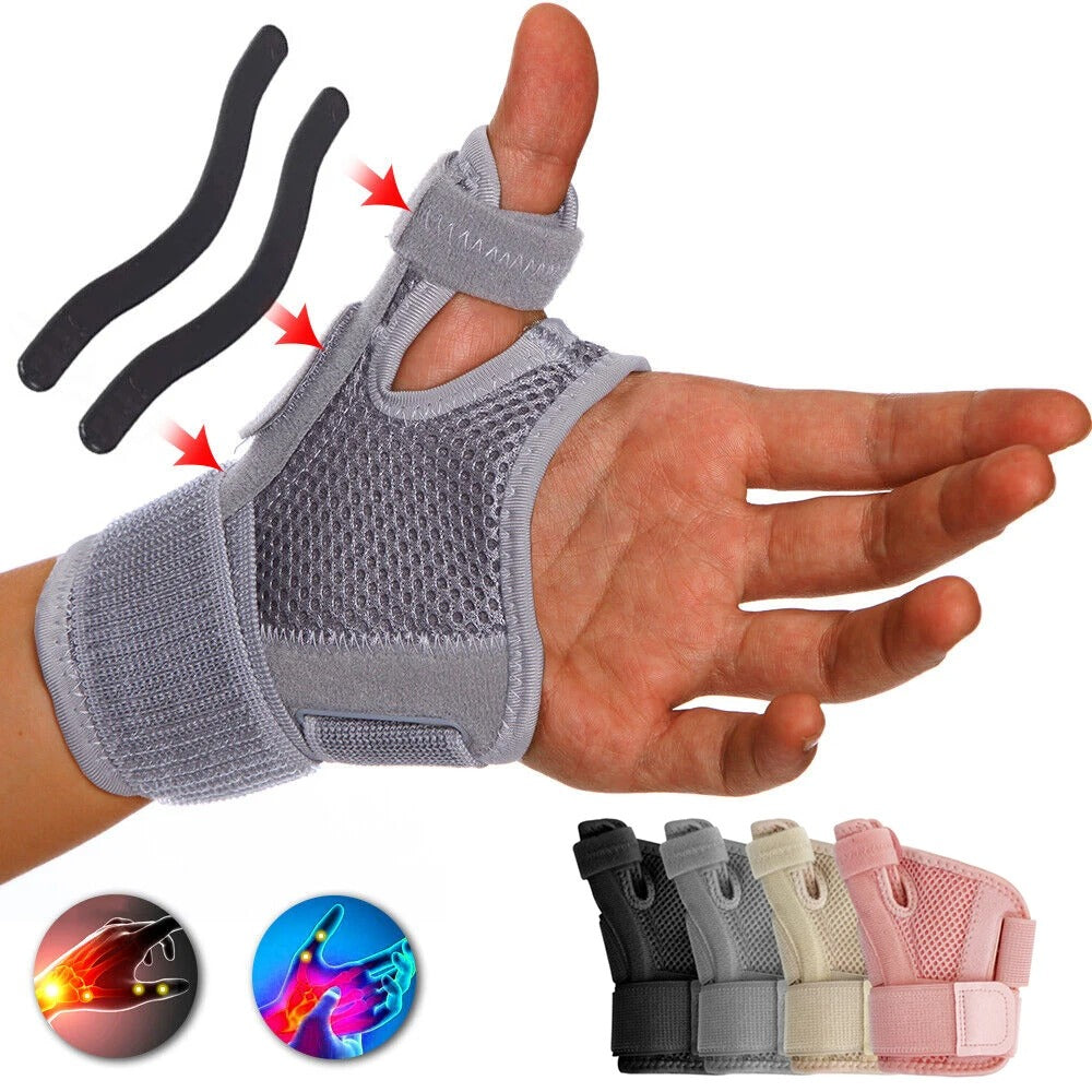 Premium Thumb Support Brace – CMC Joint Stabilizer Orthosis Spica Splint for Arthritis, Osteoarthritis, Tendonitis & Pain Relief – Comfortable & Adjustable Stabilization for Thumb Instability - StrengthXPhysiotherapy