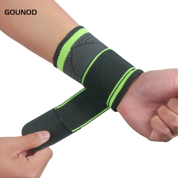Premium Sports Wrist Guards – Lightweight Adjustable Wristbands for Basketball, Badminton, Volleyball & Fitness, Pressurized Winding for Wrist Stabilization, Universal Fit, Durable and Comfortable - StrengthXPhysiotherapy