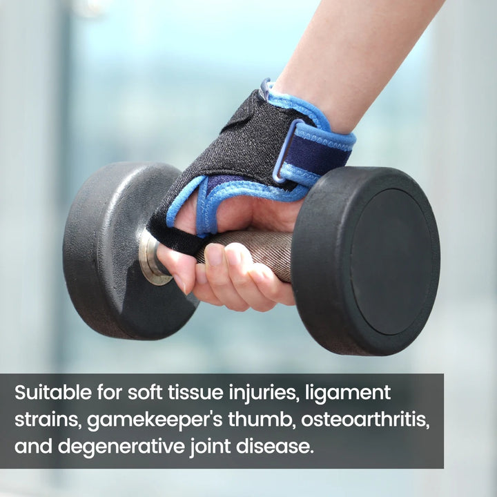 Premium Waterproof Silicone Thumb Brace for Tendonitis, Arthritis & Trigger Finger Pain Relief – Semi-Rigid Splint with Comfortable, Skin-Friendly Thumb Compression Sleeve, Fits Both Hands - StrengthXPhysiotherapy