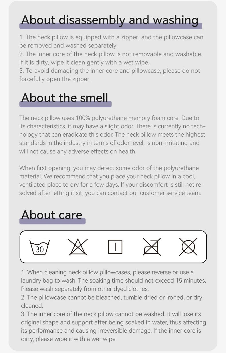 Premium U-Shaped Travel Neck Pillow – Noise Cancelling Memory Foam – Breathable Skin-Friendly Fabric – Detachable Earmuffs for Enhanced Comfort – Portable & Supportive for Travel, Office, and Home - StrengthXPhysiotherapy